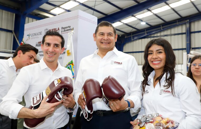Gobierno de Puebla cumple con el deporte y la federación