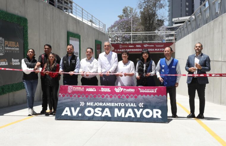Inaugura Pepe Chedraui Mejoramiento Vial de Avenida Osa Mayor