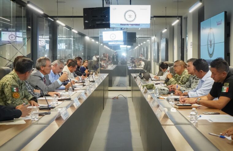 Reitera Gobierno de la Ciudad disposición y coordinación interinstitucional de Seguridad con los tres niveles de gobierno para mantener la paz