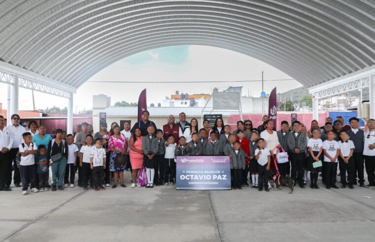 Fortalece Gobierno de la Ciudad espacios educativos en la colonia Clavijero