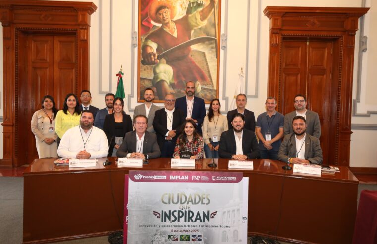 La ciudad de Puebla consolida alianzas internacionales para innovación urbana con Brasil y República Dominicana