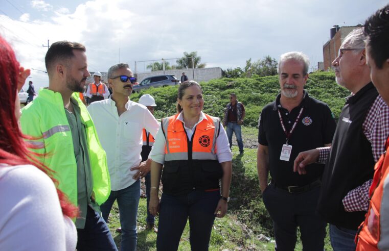 Supervisa Gobierno de la Ciudad labores de desazolve y limpieza en el Vaso Regulador Puente Negro