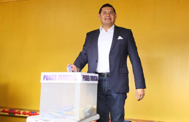 El gobernador Alejandro Armenta llama a votar libremente por el Poder Judicial
