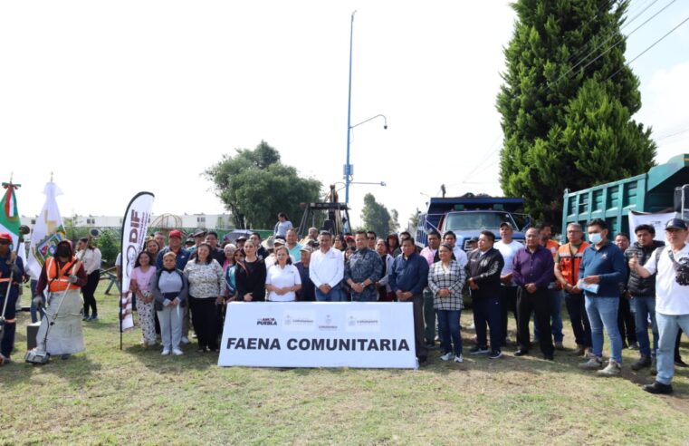 Faenas comunitarias, herramienta para transformar el entorno: Armando Aguirre