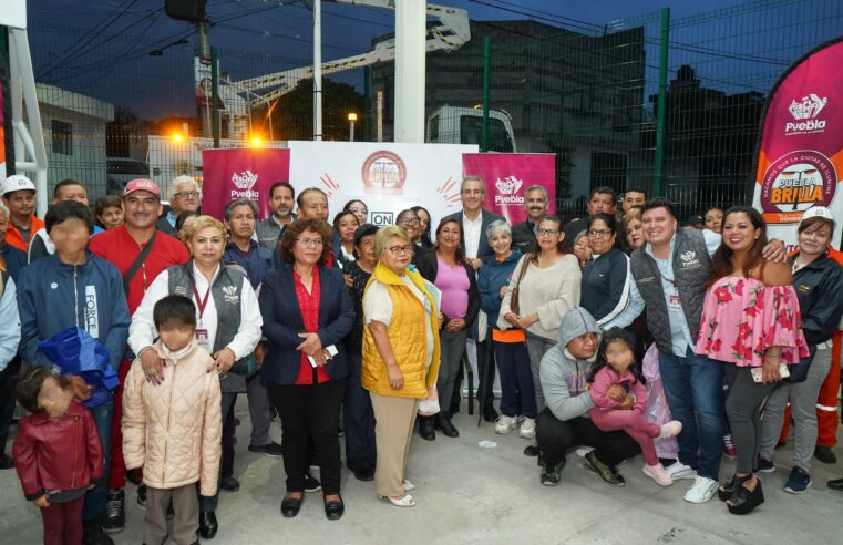 Inaugura Pepe Chedraui modernización total del alumbrado público en Tres Cruces