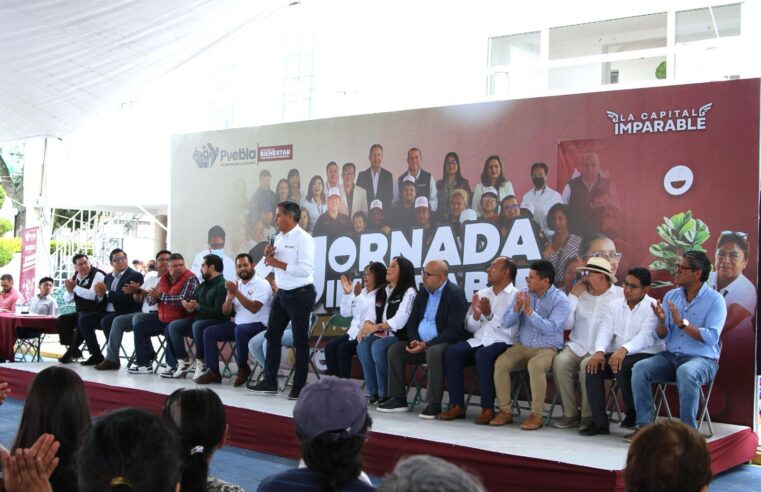 Continúan Jornadas Imparables de Servicios Ciudadanos en Zacachimalpa
