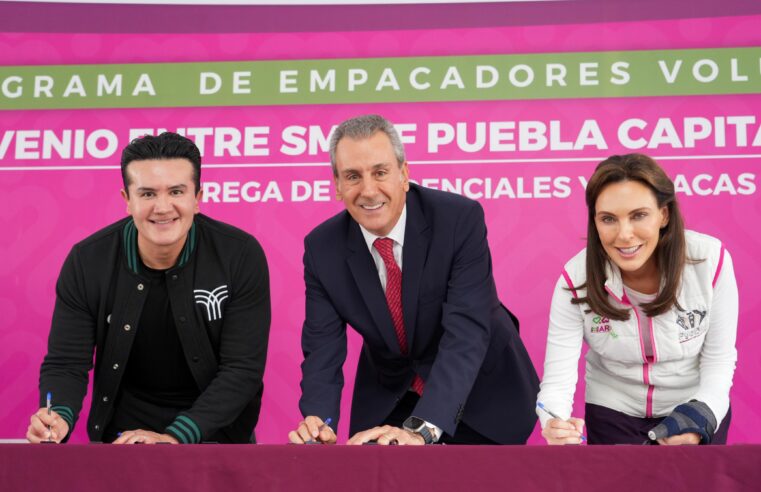 Firman convenio de colaboración SMDIF y la Gran Bodega para reforzar el programa de “Empacadores Voluntarios”