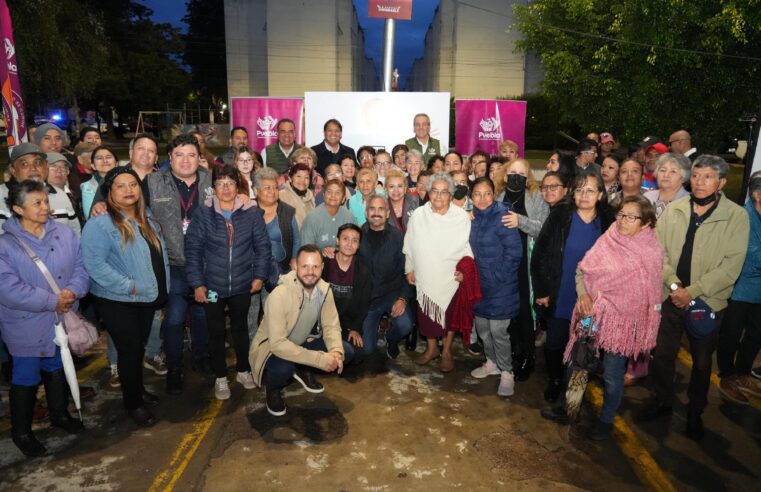 Beneficia Puebla Brilla a más de 10 mil vecinas y vecinos de Loma Bella