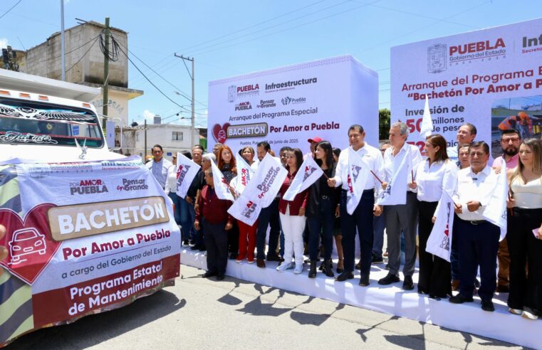 Con inversión histórica arranca Alejandro Armenta “Bachetón, Por Amor a Puebla”