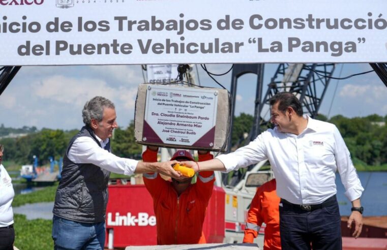 Inician construcción del puente La Panga; en dos minutos se cruzará la presa de Valsequillo