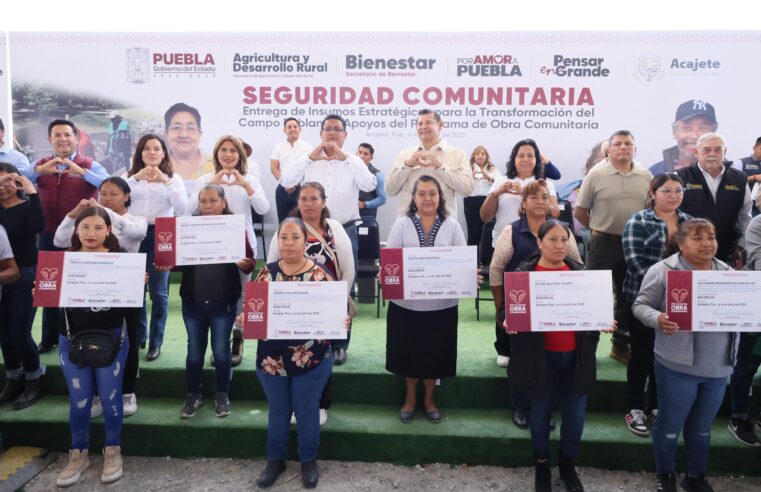Soberanía alimentaria y seguridad, prioridad en Puebla