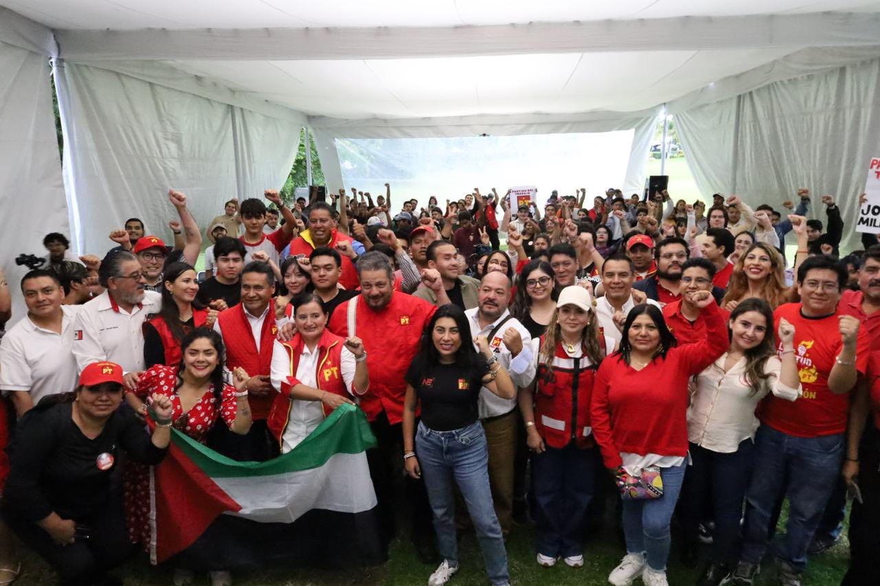 ¡La fuerza de la juventud petista se hizo presente!
