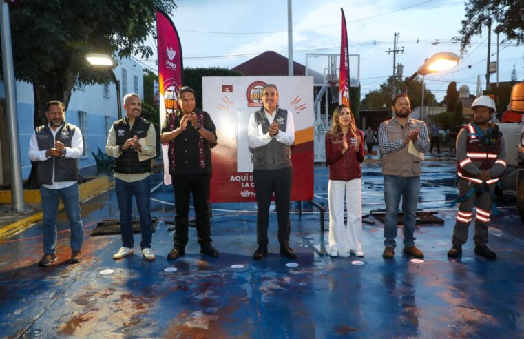 Con Puebla Brilla, Pepe Chedraui lleva luz y modernidad a San Pedro Zacachimalpa