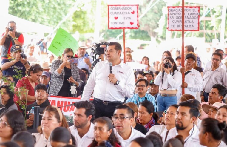 Obra comunitaria y transformación del campo, bases para un Puebla con soberanía alimentaria