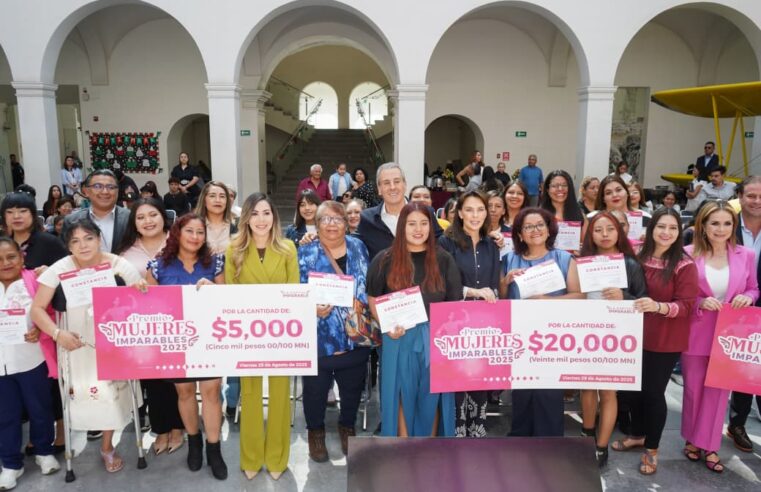Coloca Gobierno de la Ciudad a las mujeres al centro de la agenda con el Premio Mujeres Imparables