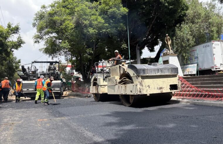 Avanza Gobierno de la Ciudad con rehabilitación vial en avenida 11 Oriente