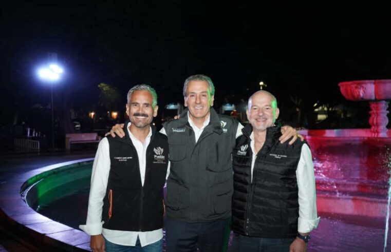 Garantiza Pepe Chedraui Senderos de Paz en más de 500 espacios comunitarios con Puebla Brilla
