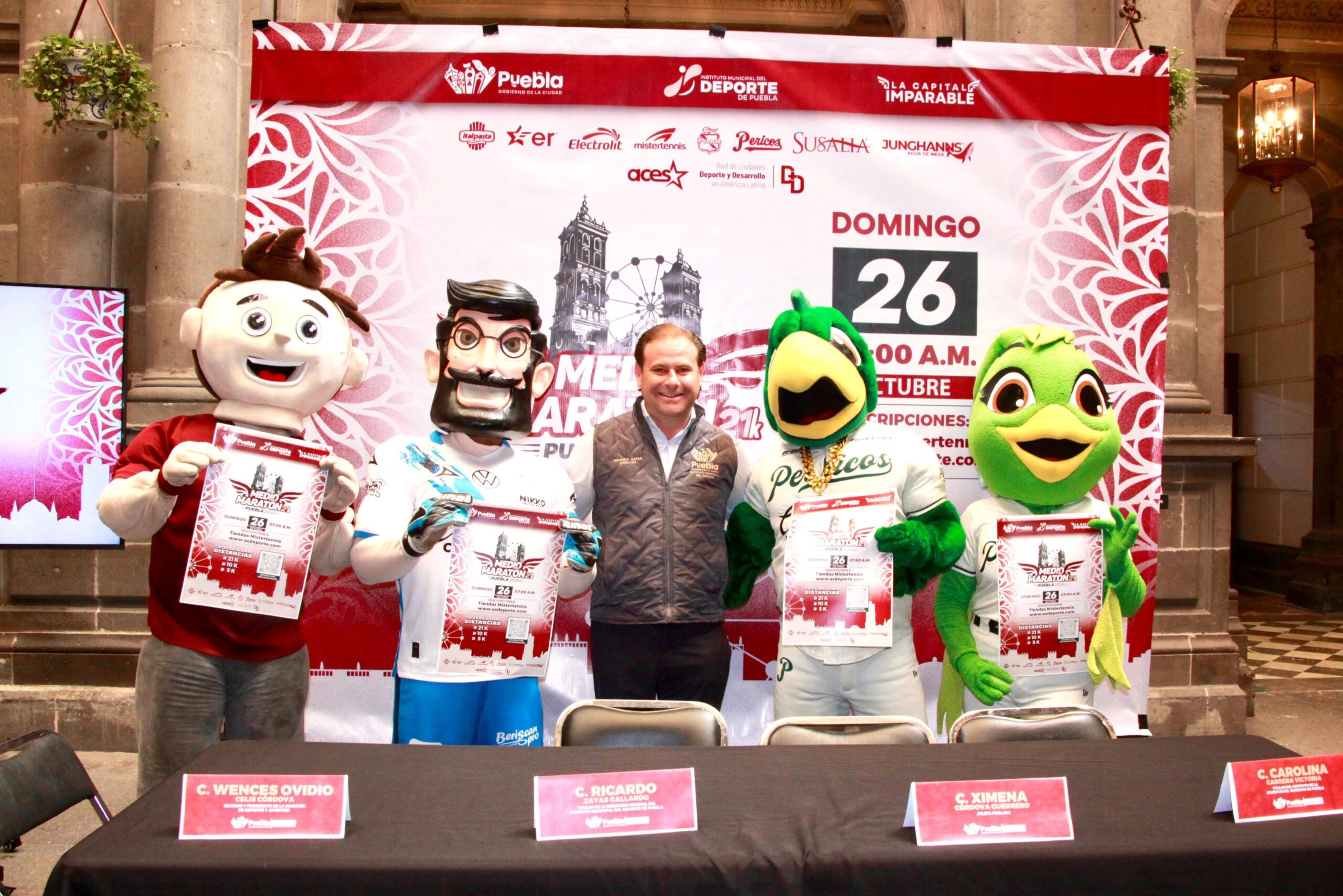 Impulsa Gobierno de la Ciudad el deporte con el Medio Maratón Puebla 2025