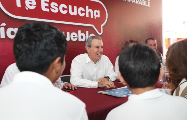 Lleva Pepe Chedraui “La Capital Te Escucha” a San Jerónimo Caleras