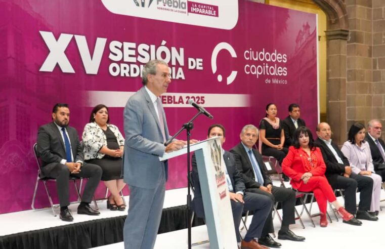 Gobiernos locales refuerzan cooperación en la Sesión Ordinaria de la ACCM encabezada en Puebla capital por Pepe Chedraui