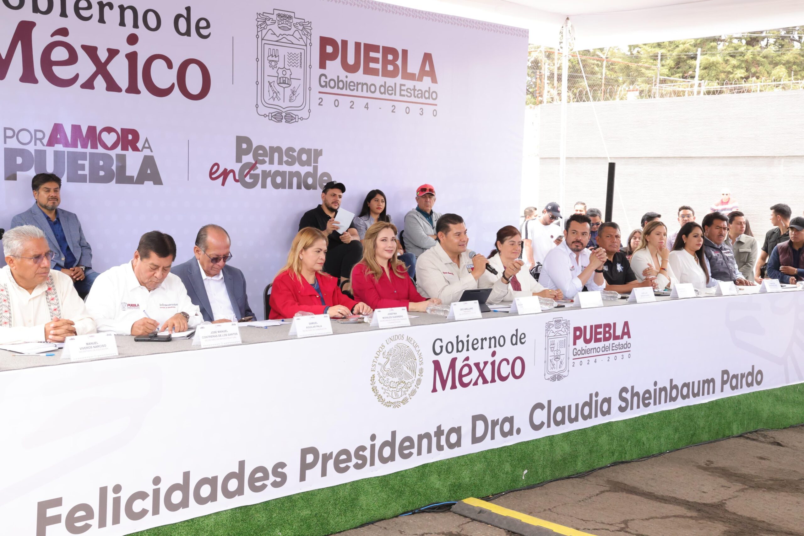 Puebla acompaña a la presidenta Sheinbaum, en la transformación humanista del país: Armenta