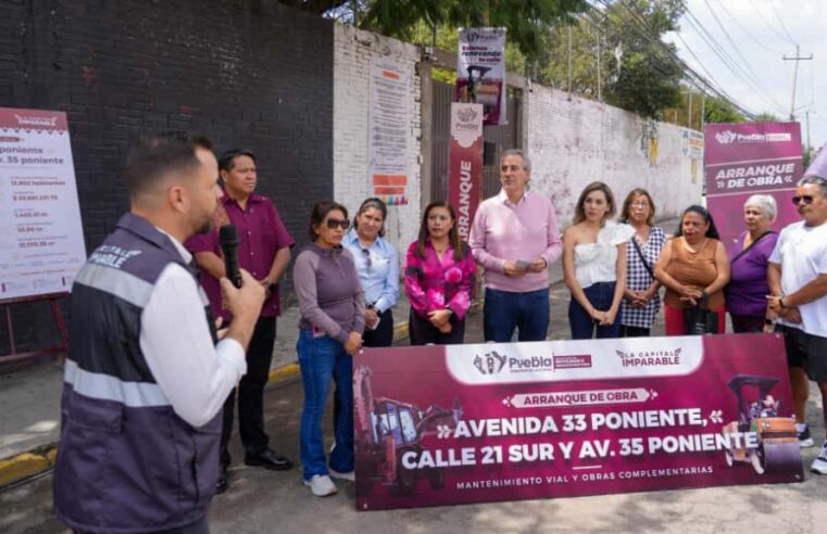 Arranca Pepe Chedraui rehabilitación vial en avenida 33 Poniente