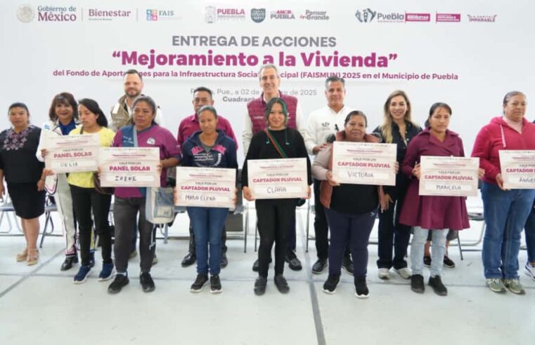 Entrega Pepe Chedraui apoyos del programa “Mejoramiento a la vivienda” en La Resurrección