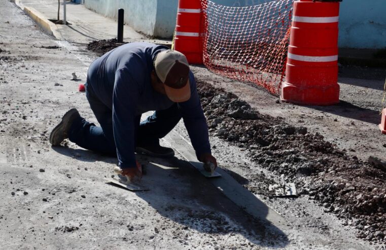 Verifica Gobierno de Pepe Chedraui conclusión de trabajos de pavimentación en San Francisco Totimehuacan