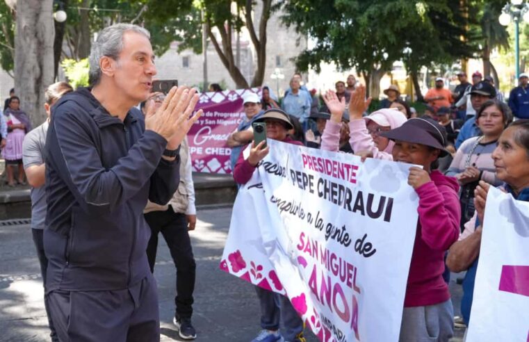 Pepe Chedraui ratifica su respaldo para las 17 juntas auxiliares
