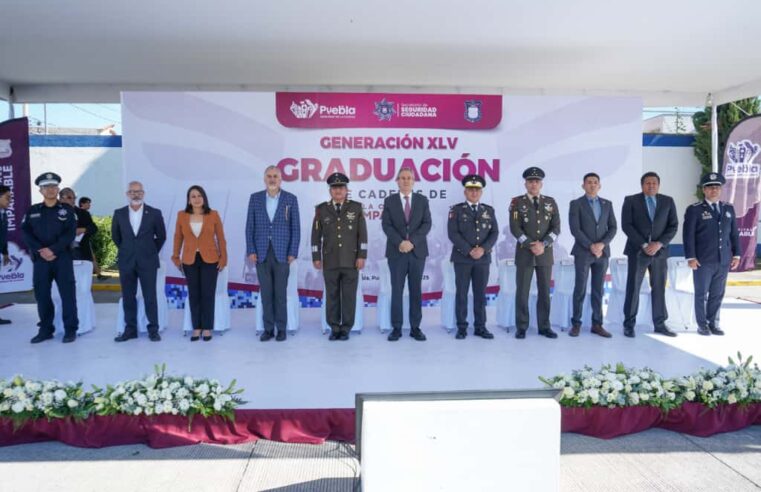 Encabeza Pepe Chedraui graduación de cadetes de la Academia de Formación y Profesionalización Policial de la SSC
