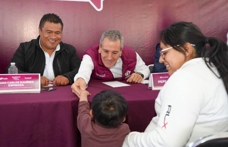 Encabeza Pepe Chedraui “El Día del Pueblo, La Capital te Escucha” en Santa María Guadalupe Tecola