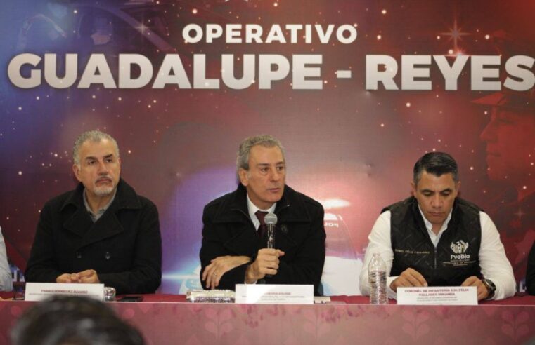 Así será el Operativo “Guadalupe – Reyes” en Puebla capital; habrá trabajo coordinado