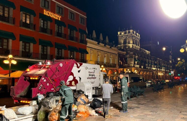¡Ojito! No habrá recolección de basura en Puebla el día de Navidad