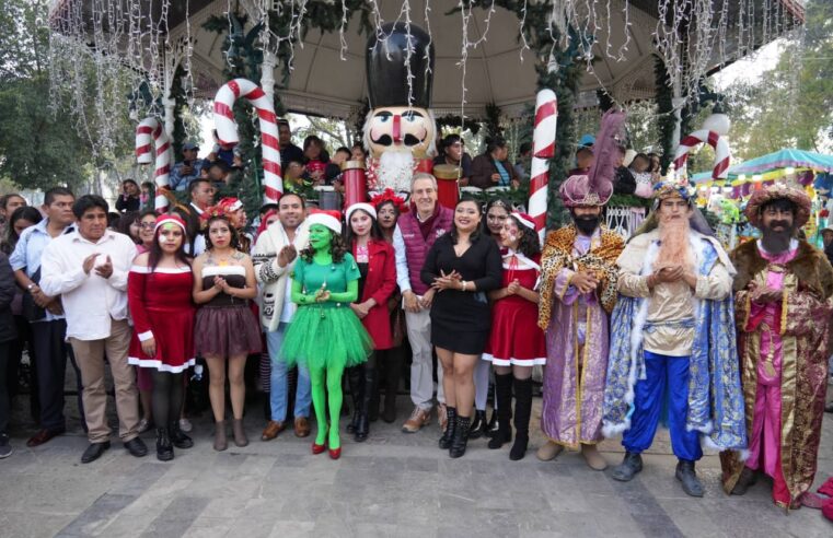 Celebra Pepe Chedraui convivencia navideña con posada en Totimehuacan