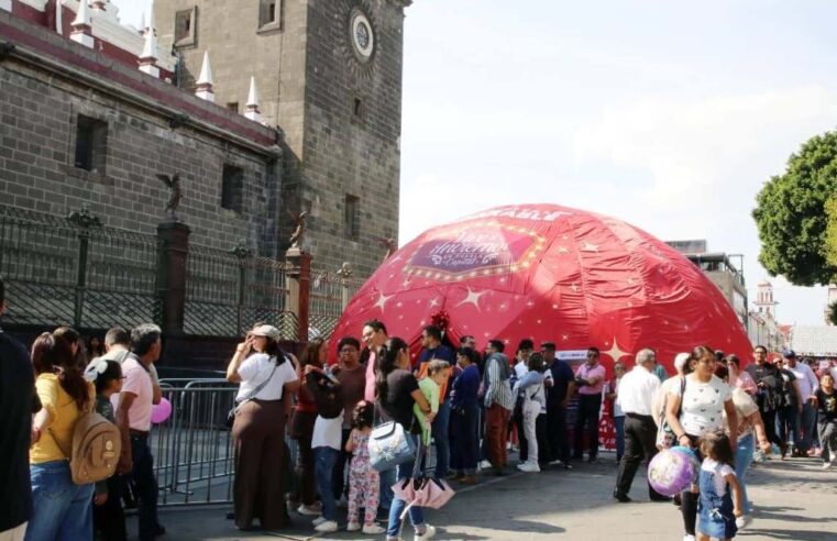 Invita Gobierno de la Ciudad a visitar el domo sensorial «Sintamos la Navidad»