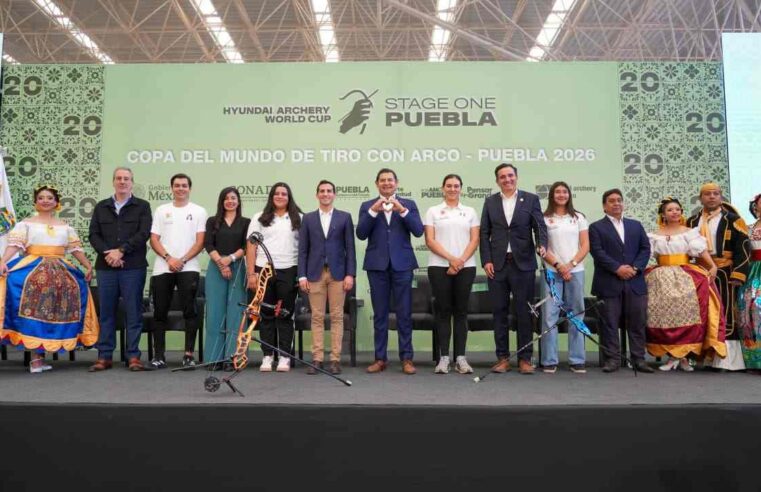 Presentan la Copa del Mundo de Tiro con Arco Puebla 2026