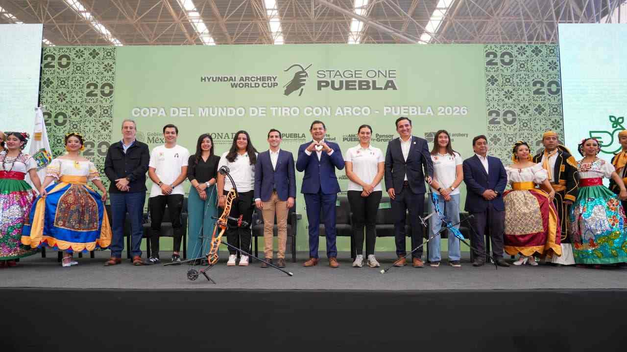Presentan la Copa del Mundo de Tiro con Arco Puebla 2026