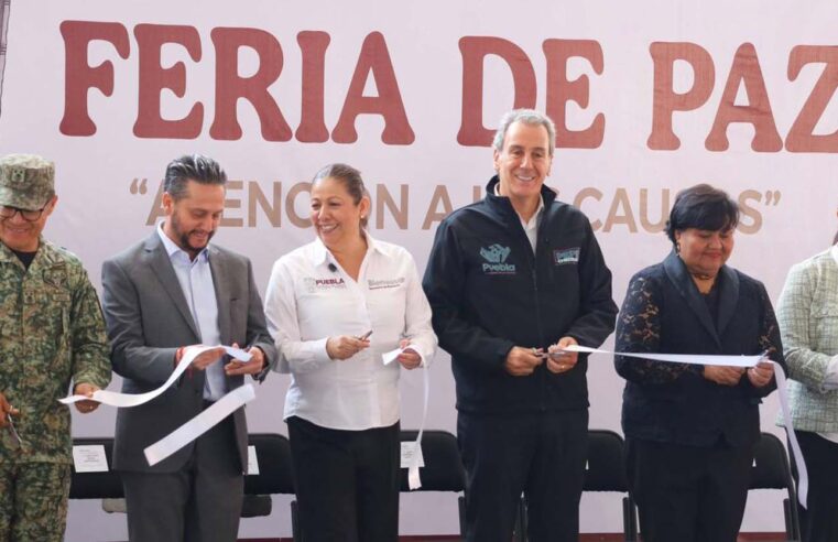 Encabeza Pepe Chedraui primera Feria por la Paz en San Francisco Totimehuacan