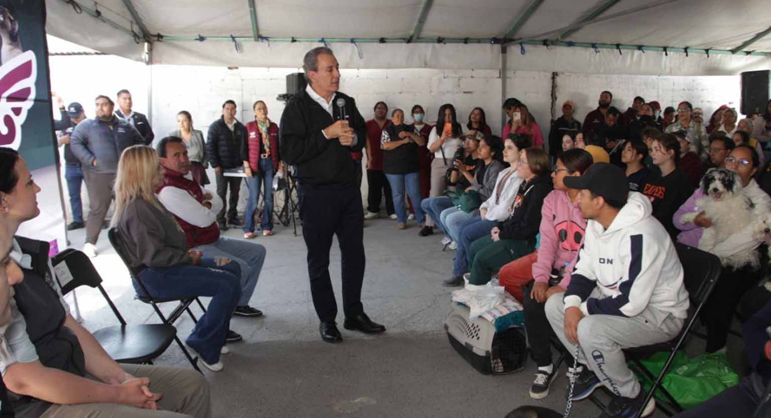 Encabeza Pepe Chedraui jornada de bienestar animal en la Inspectoría de Guadalupe Hidalgo