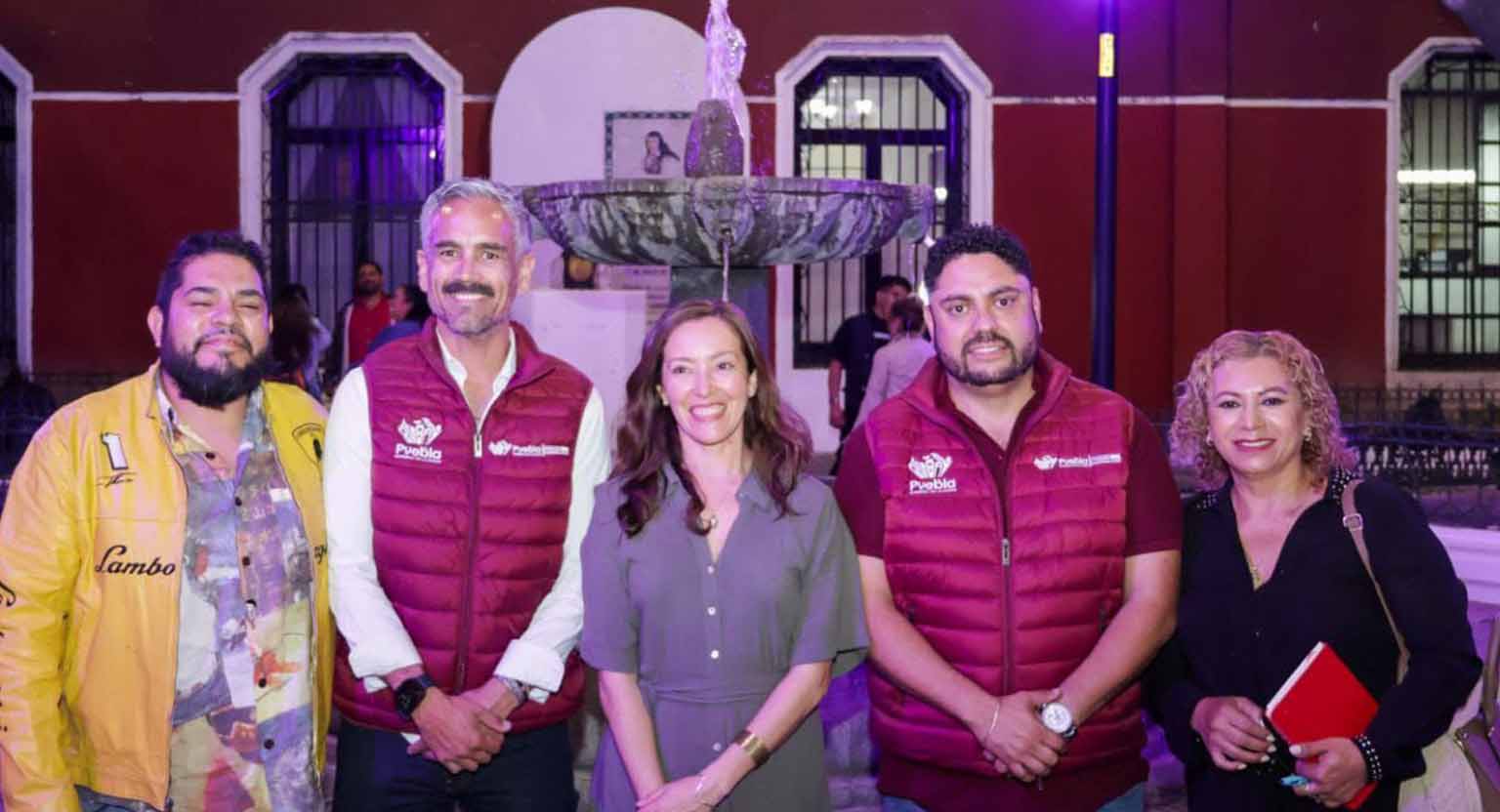 Entrega Gobierno de Pepe Chedraui fuente del Parque Sor Juana Inés de la Cruz