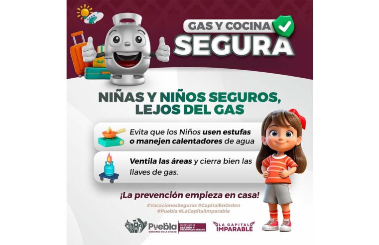 Exhorta Gobierno de la Ciudad a fortalecer la seguridad en el hogar durante temporada vacacional