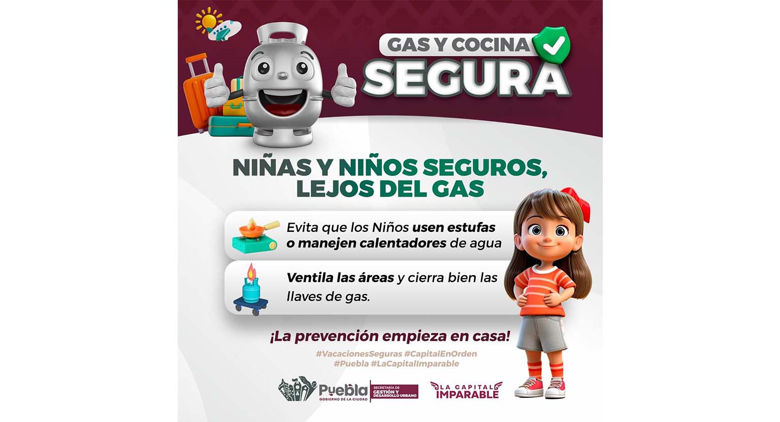 Exhorta Gobierno de la Ciudad a fortalecer la seguridad en el hogar durante temporada vacacional