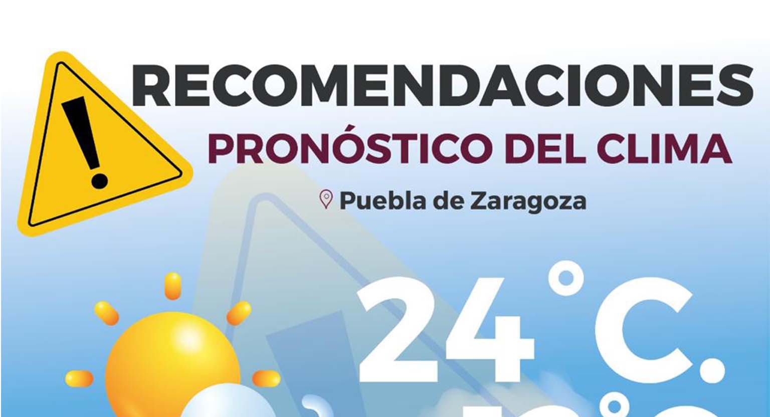 Gobierno de la Ciudad emite recomendaciones por vientos fuertes en la capital poblana