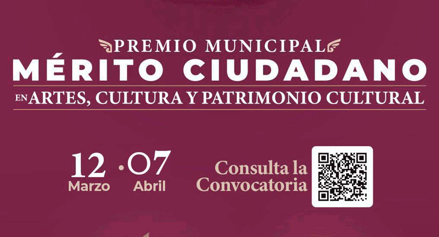 Gobierno de la Ciudad invita a participar en la convocatoria al Premio Municipal al Mérito Ciudadano en Artes, Cultura y Patrimonio Cultural