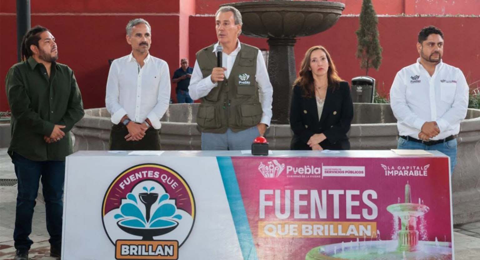 Inaugura Pepe Chedraui mantenimiento integral de fuente en Parque Gutierre de Cetina para bienestar de las familias