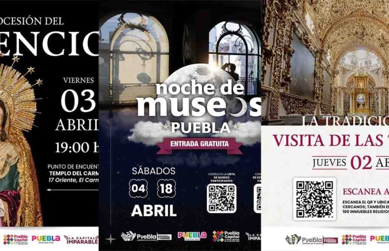 Presenta Gobierno de la Ciudad cartelera turística para Semana Santa