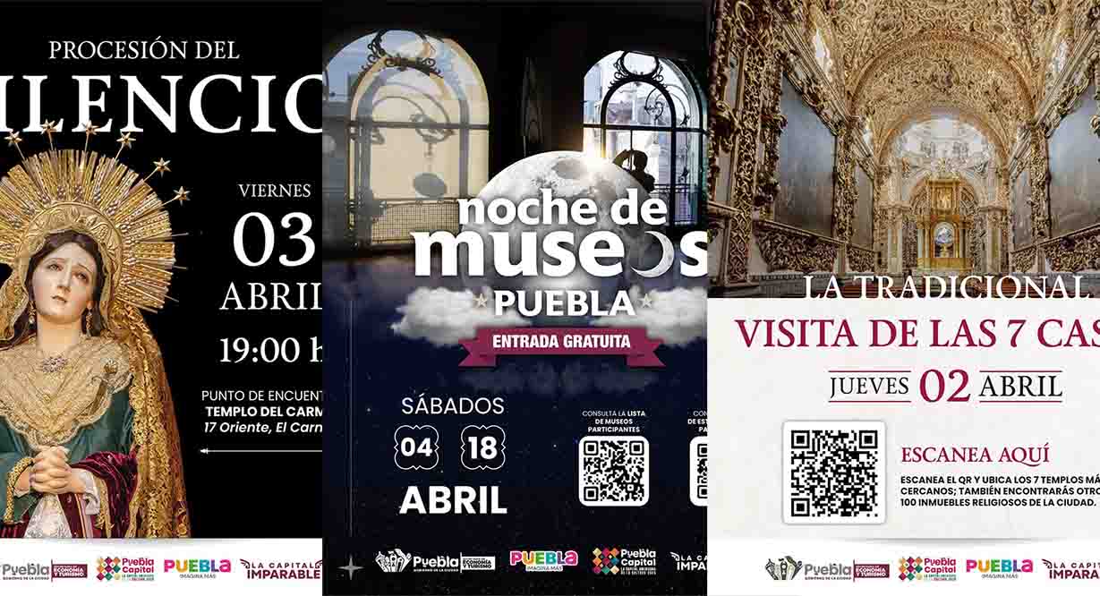 Presenta Gobierno de la Ciudad cartelera turística para Semana Santa