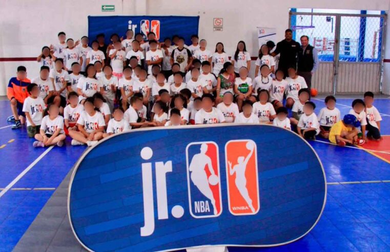 Realiza Gobierno de Pepe Chedraui Clínica de Básquetbol con Jr. NBA en Puebla