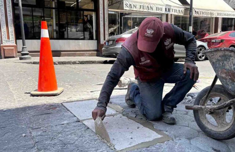 Alista Gobierno de la Ciudad vialidades del Centro Histórico previo a la Procesión de Viernes Santo