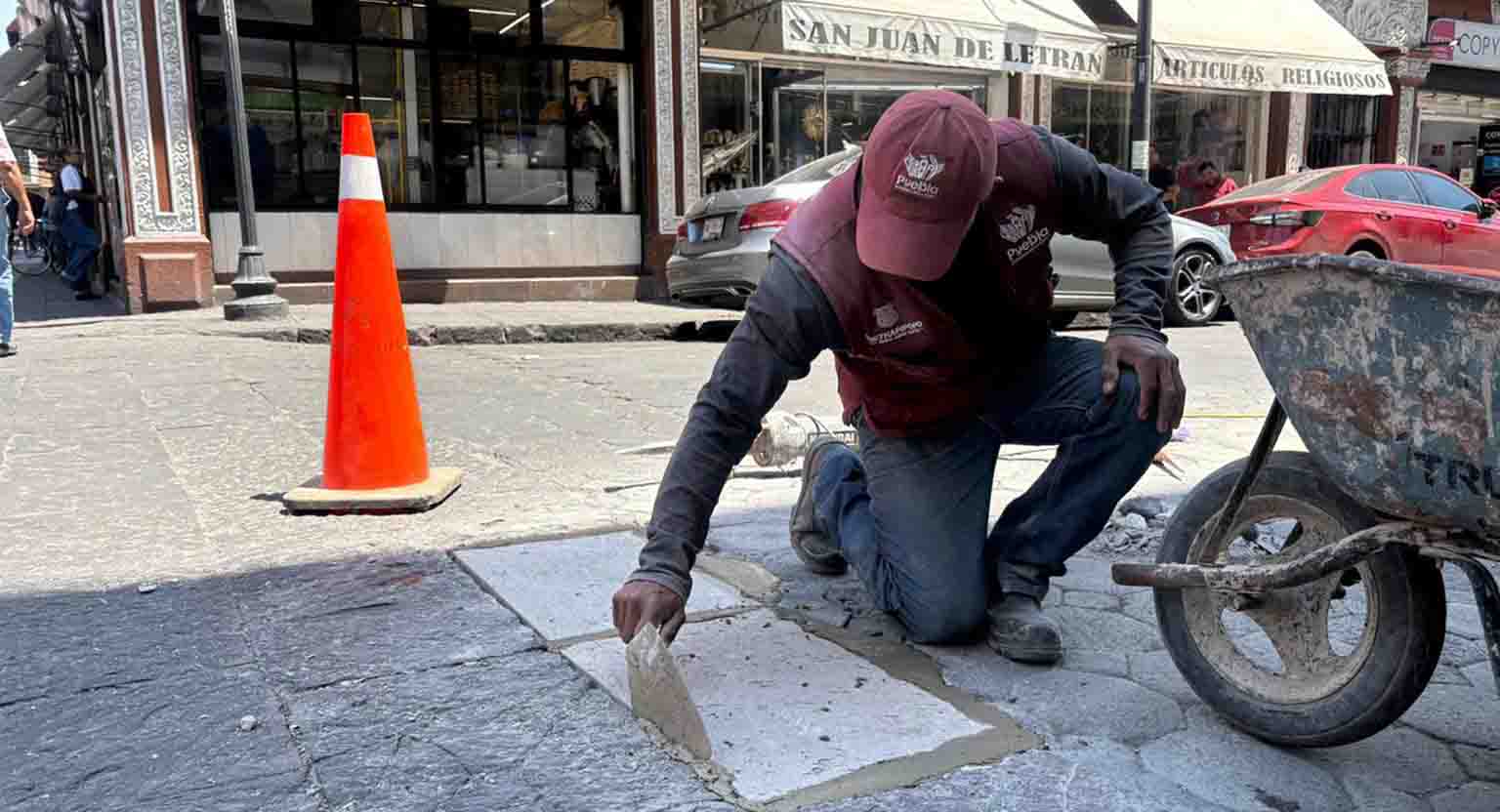 Alista Gobierno de la Ciudad vialidades del Centro Histórico previo a la Procesión de Viernes Santo